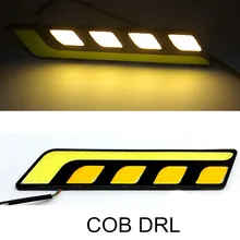 Лидер продаж White фар автомобиля УДАРА СВЕТОДИОДНЫЙ Running дальнего света высокая яркость 2 шт./лот фар авто Универсальный Автомобильный