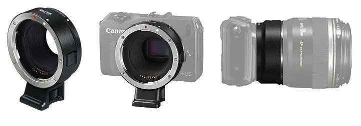 Металлический электронный адаптер для объектива Viltrox EF-EOS M с автофокусом для объектива EF EF-S для EF-M камеры EOS M