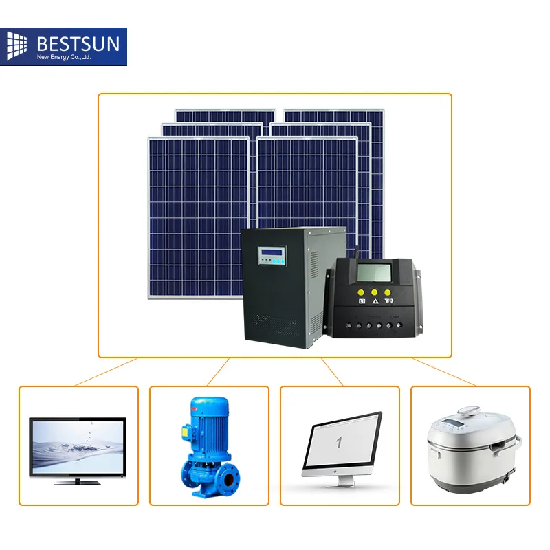 BFS 3000W L autonome solar kit with battery Poly High Configuration off