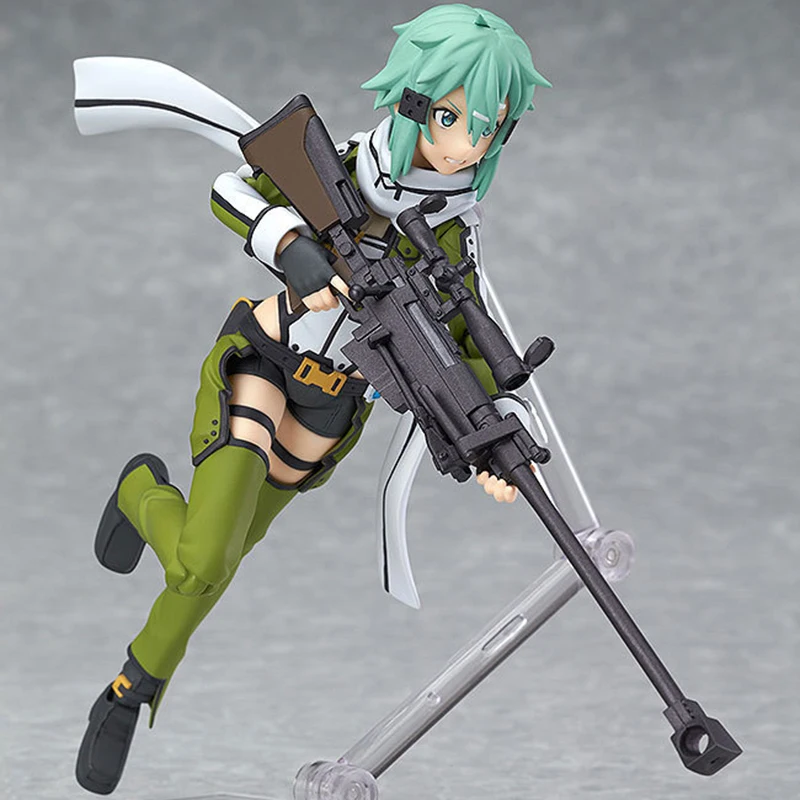 Apaffa 15 см эльф фехтовальщик Shino Kazuto Asuna фигурка игрушки Figma Sword Art Online Аниме ПВХ Коллекционная модель игрушки BN133 - Цвет: Asada Shino