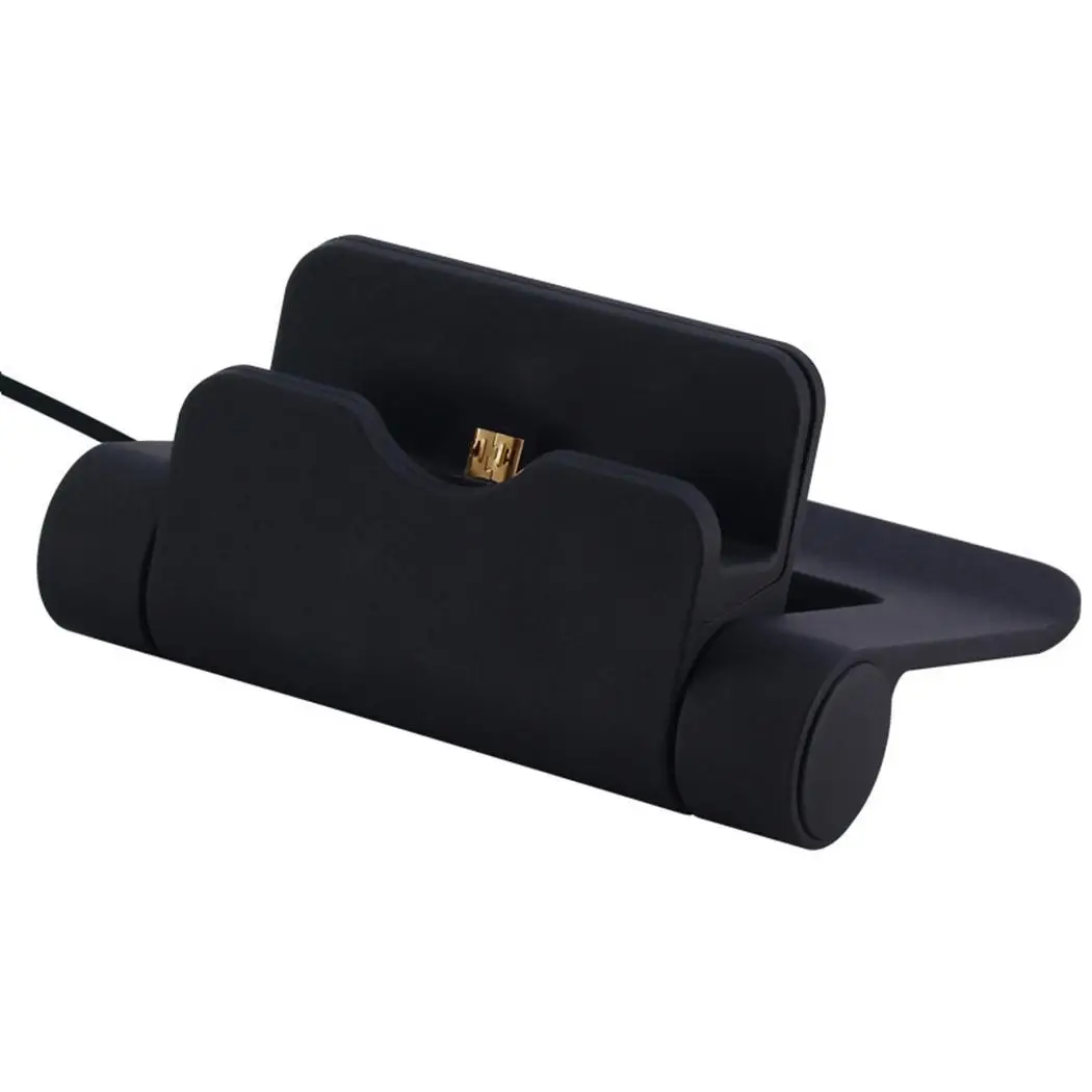 black type 1 Портативный многофункциональный вращающийся телефон на 360 градусов Зарядка для телефона type-C, для Android Base 2A мобильный кронштейн - Цвет: black type 1