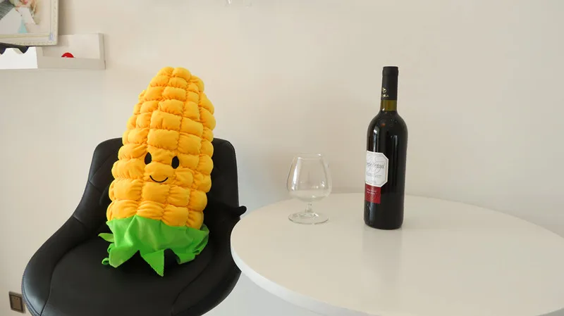 1 шт. 60 см милые 3D Мягкие плюшевые мультфильм аниме фрукты и овощи кукурузы диван бросить подушку игрушка кукла, подарок на день рождения для детей