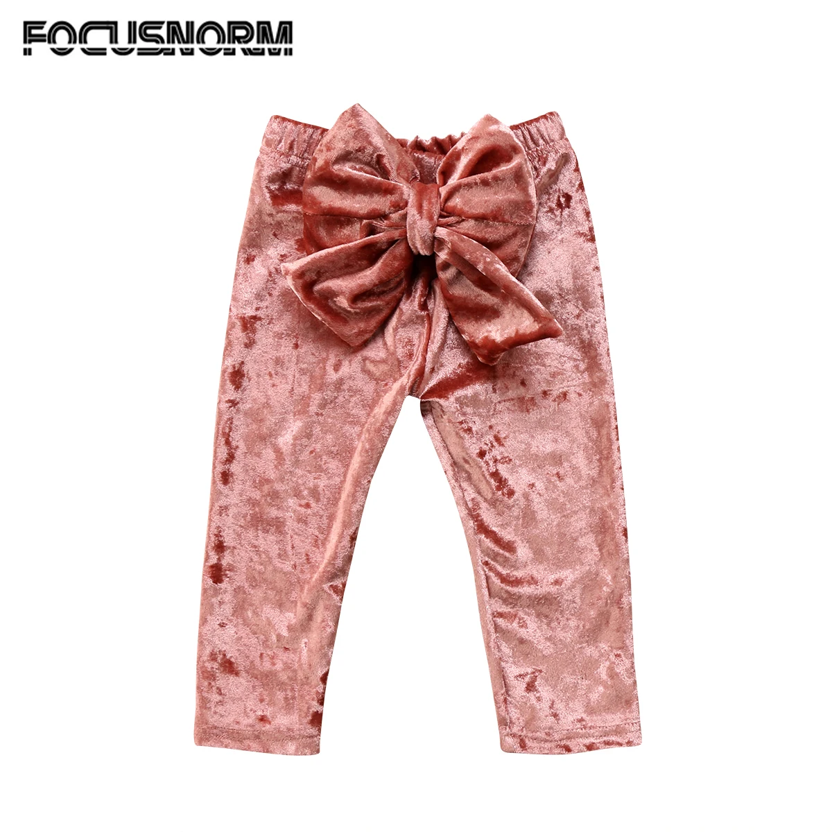 Toddler Kids font b Baby b font Girls Princess Velvet Bowknot Bottoms Straight Long Pants Leggings