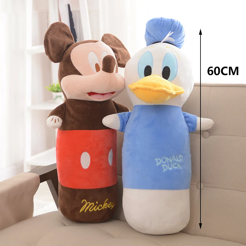 Disney 60 см плюшевая игрушка ручная кукла Винни Пух Стич Дональд Дак Микки Маус
