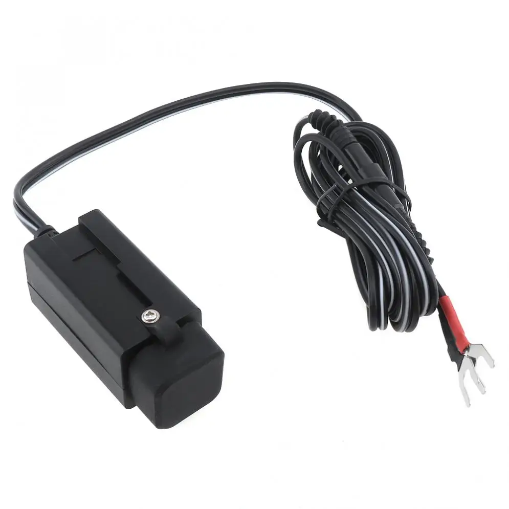 Универсальный 10-24V DC 5V 3.1A USB ABS круглый терминал водонепроницаемый мотоцикл зарядное устройство с кнопкой включения и пылезащитным покрытием