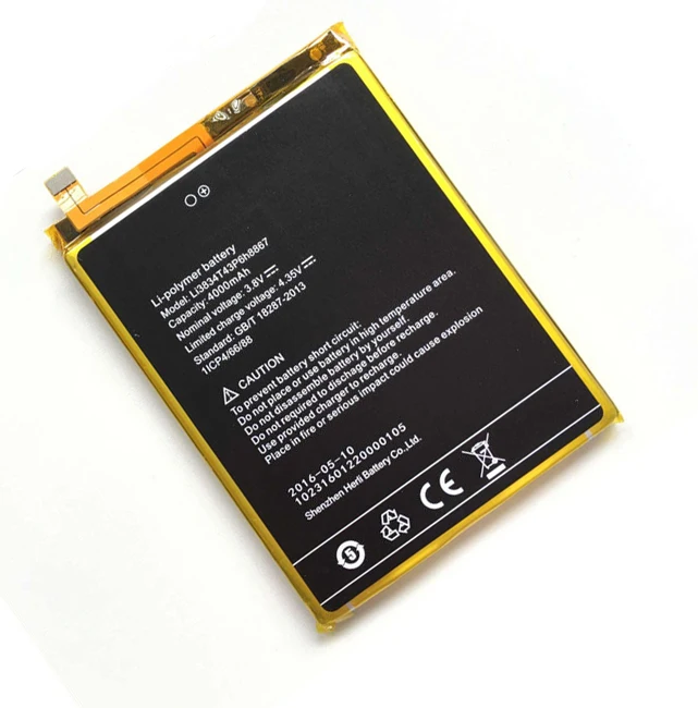 Аккумулятор UMI Super 4000 мАч 3 8 в для 4G сканер отпечатков пальцев 5 дюйма FHD Смартфон