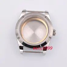 40 мм стерильные сапфировое стекло автоматический мужской чехол для часов подходит ETA2836 2824 miyota 8215 механизм