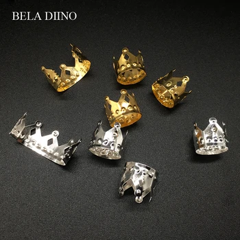 

50PCS Gold Silver Metal Aluminum Hair Ring Tube Beads Dreads Lock Dreadlocks Cuff Clip African Hair Braids Jewelry Accessories