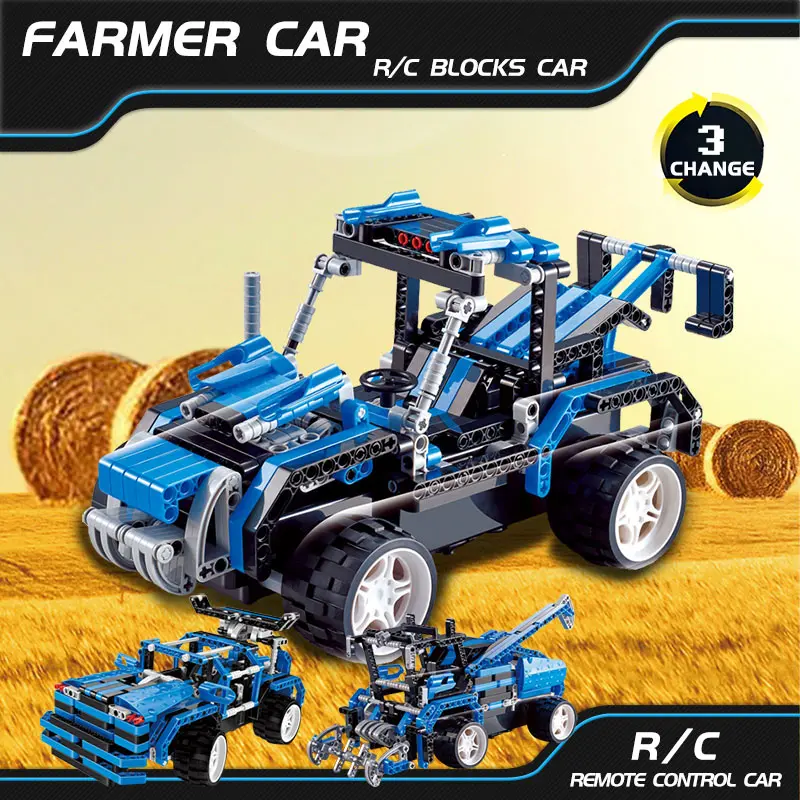 

Technic Series Compatible LegoINGlys Vehicle Radio Remote Control Building Blocks RC Simulation Car DIY Toy Toy for Children