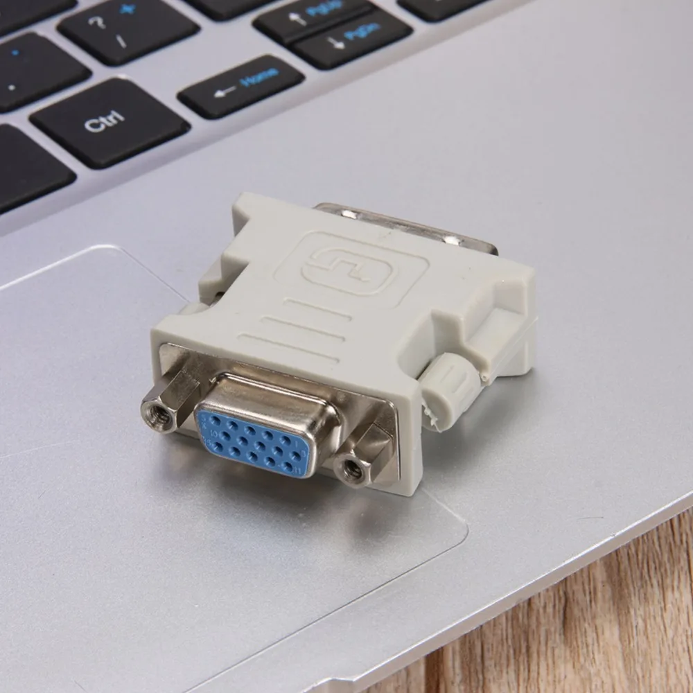 Адаптер DVI VGA конвертер 24 + 5 Pin папа Женский 1080P видео для HDTV монитора компьютера ПК