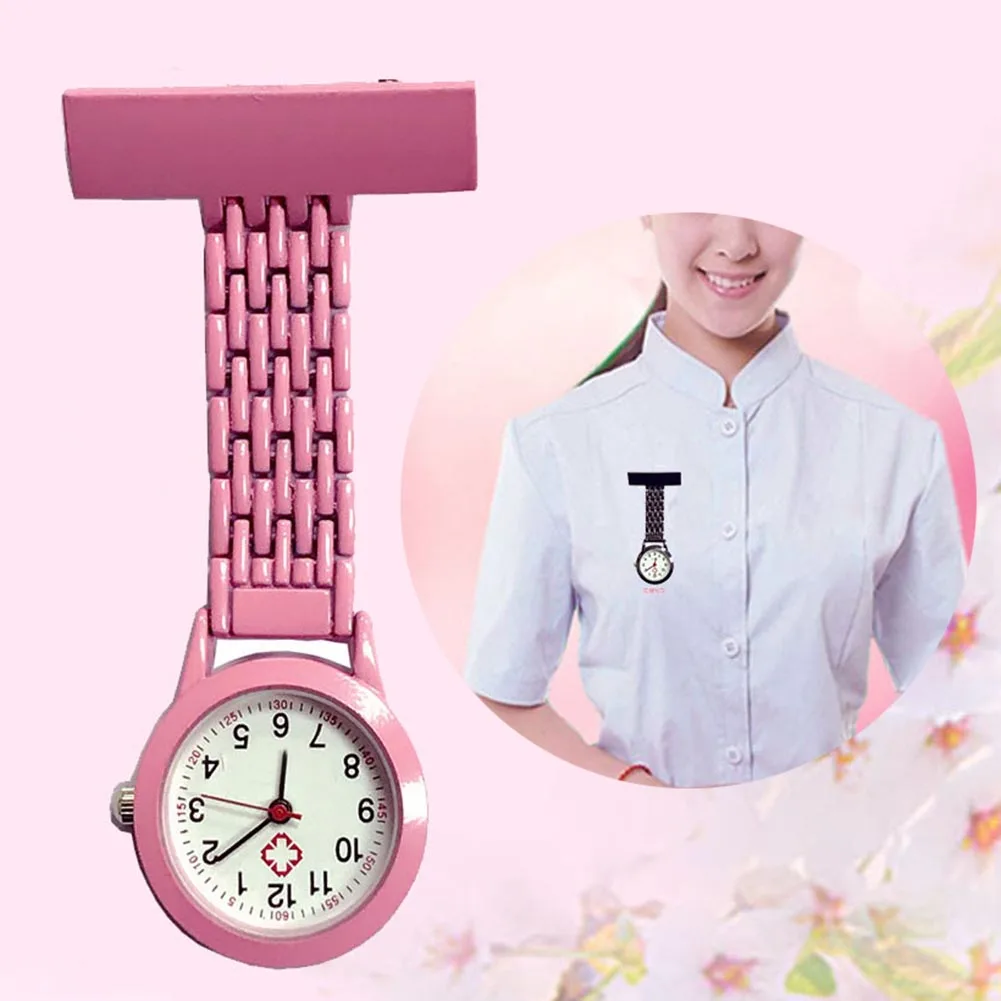 Медсестра Кварцевые часы брошь карманная брошь клип спецодежда медицинская медсестра карманные часы AIC88