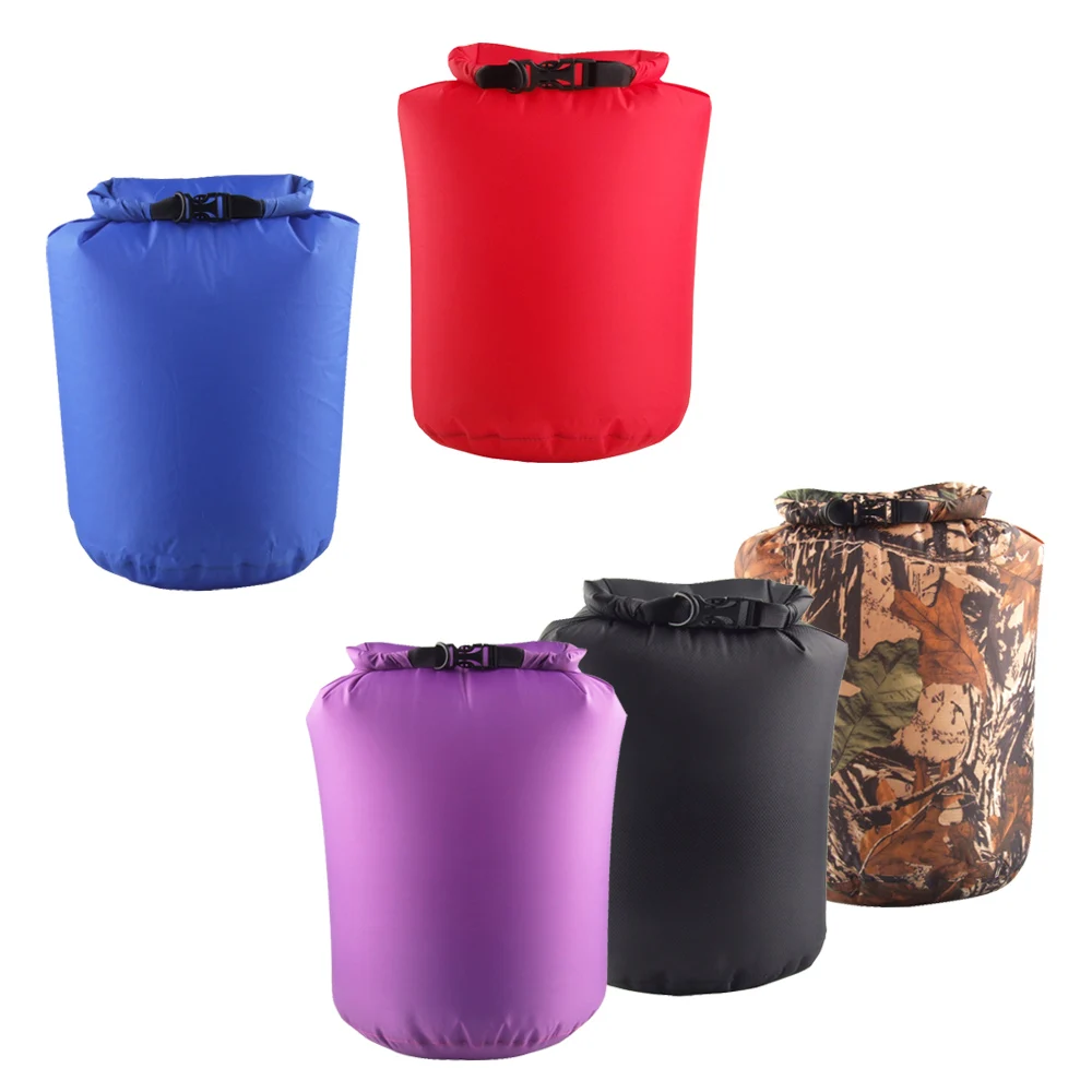 Outdoor Waterproof Dry Bag Storage Roll Top Compression Bag Dry Sack for Camping Floating Fishing Cycling 6L 12L 75L 5 Colors