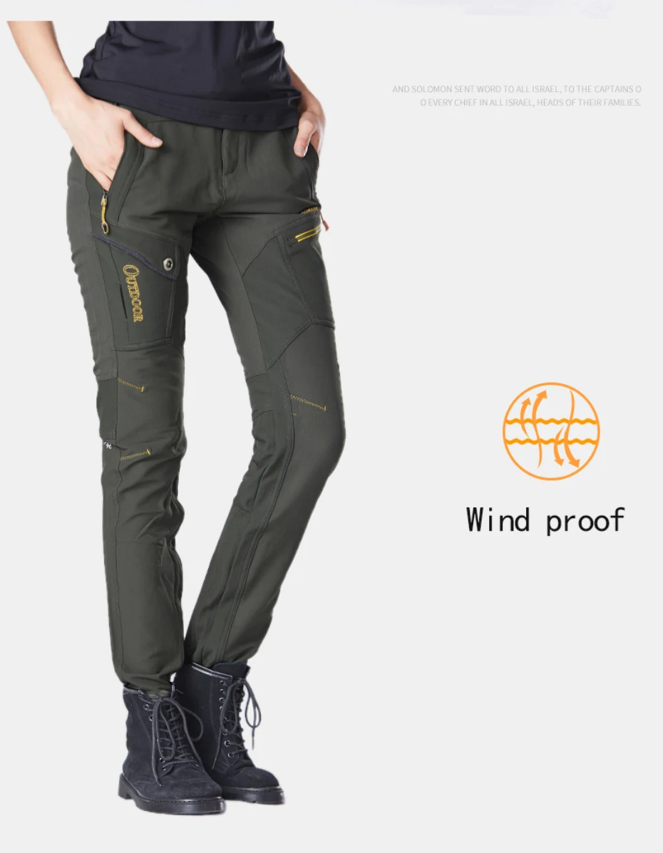 Новые мужские Походные штаны, флисовые утолщенные уличные брюки, водонепроницаемые ветрозащитные термо штаны для кемпинга, лыжного альпинизма, походные брюки 1819A