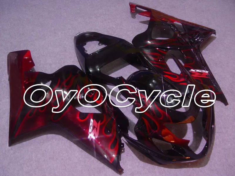 

For Suzuki 04-05 GSXR600 GSXR750 K4 GSXR 600 750 Injection Motorcycle ABS Fairing Bodywork Kit 2004 2005 Black Red