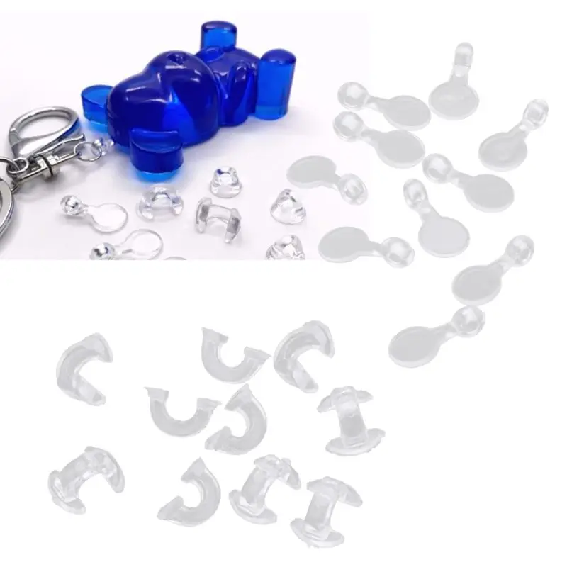 

10Pcs Invisible Screw Eye Pins Perfect for Converting Resin Jewelry DIY Fittings