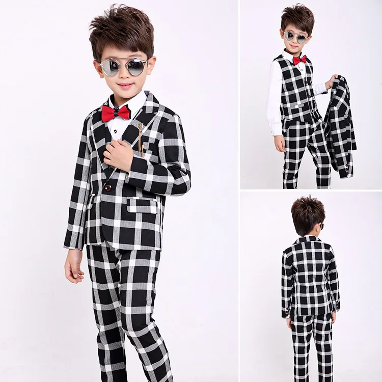 Торжественные школьные костюмы для мальчиков с цветочным узором для ...