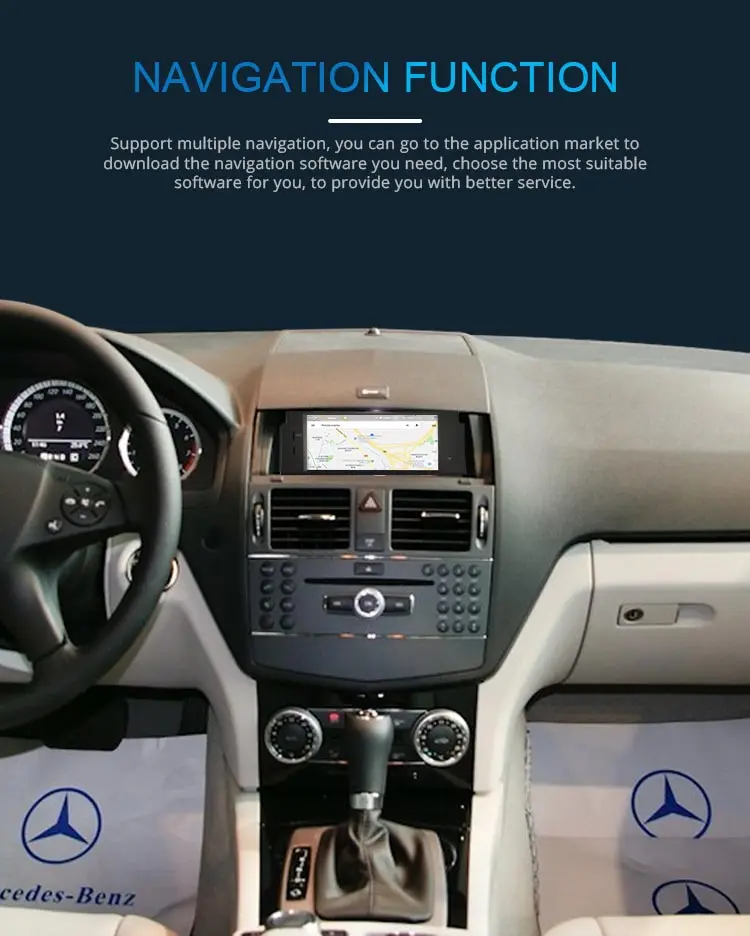 JDASTON Android 9,0 автомобильный dvd-плеер для Mercedes Benz C200 C180 W204 2007-2010 Мультимедиа gps стерео 1Din радио 4G+ 64G Восьмиядерный