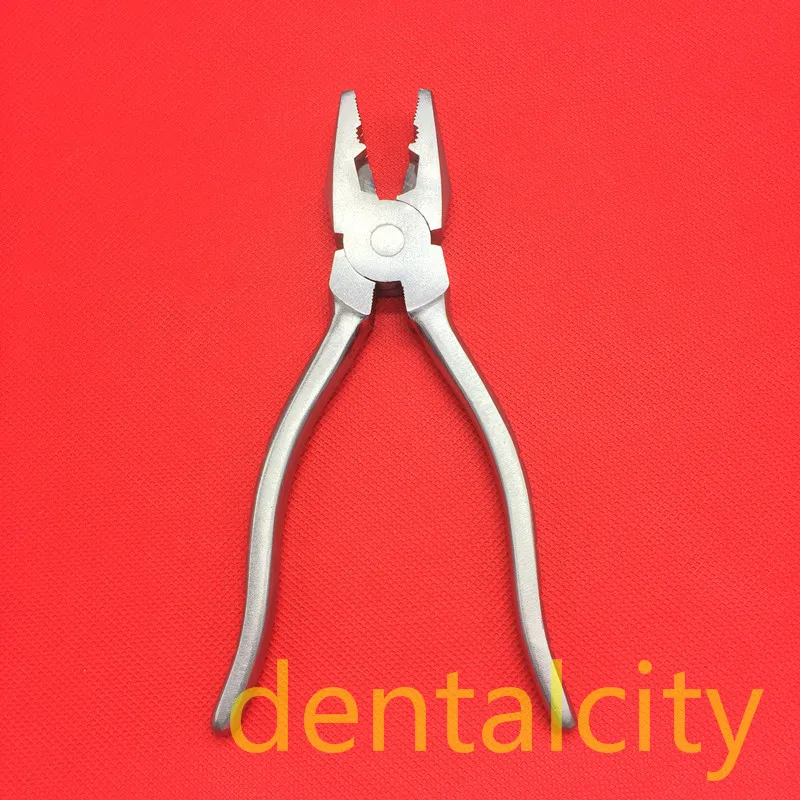 Новые 20 см плоскогубцы с зубчатыми челюстями ветеринарный ортопедический инструмент