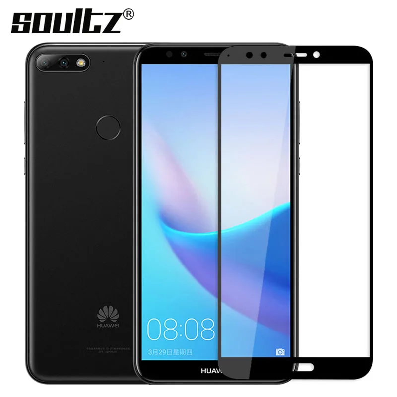 Soultz Full Tempered Glass for Huawei Enjoy 8 Plus 8E lite Y9 2018 Screen Protector honor 7C Y7 Prime Protective Film | Мобильные