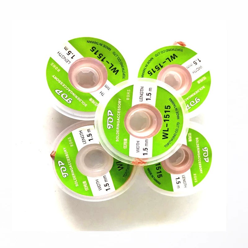 

5pcs desoldering wick Braid Solder Wire CP-1515 CP1515 BGA SMD soldering wire