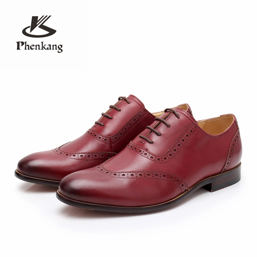 

Mens formal shoes leather oxford shoes for men dressing wedding men's brogues yinzo office shoes lace up male zapatos de hombre