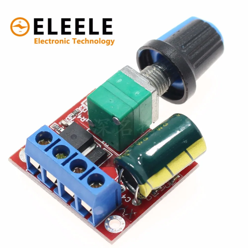 

Mini DC-DC 4.5V-35V 5A 90W PWM DC Motor Speed Controller Module Speed Regulator Control Adjust Board Switch 12V 24V PN11