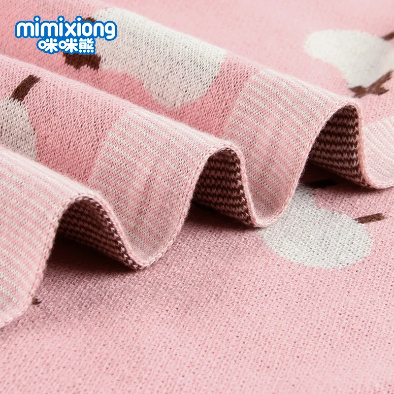 Постельное белье для новорожденных малышей одеяло s хлопок трикотажное Пеленальное Одеяло для младенцев обертка Зимние теплые детские Чехлы для колясок 100*80