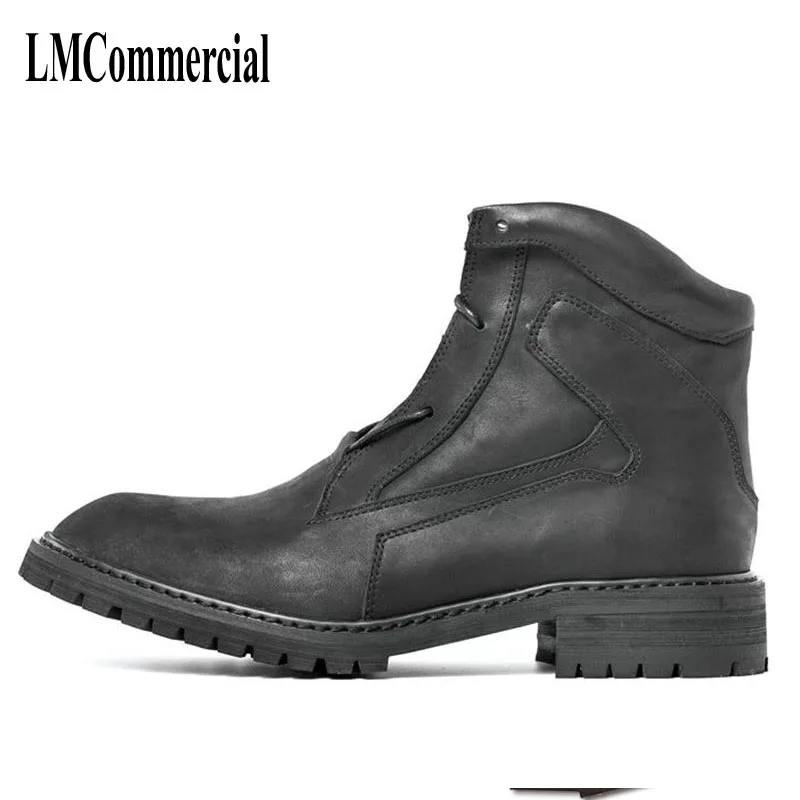 Coreanos Botas Invierno Tendencia Zapatos Cuero De Corta Montar Otoño Los Retro Vestido E Espana Hombres P4f1wqY7E