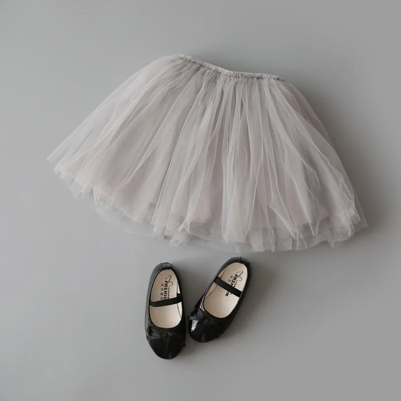 9 Colors Girls Skirts Pink Red White Princess Lovely Tutu Skirt 1-8Y Kids Summer Skirt Children Candy Color Short Girls Skirt