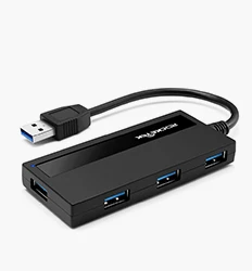 Rocketek USB KVM переключатель коробка USB 3,0 2,0 коммутатор 2 порта шт обмен 4 устройства для клавиатуры мышь принтер монитор с 2 кабелями