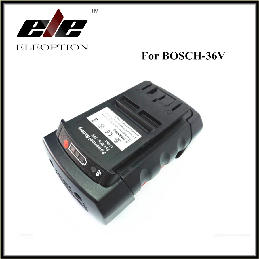 Eleoption 36V 3.0Ah Li-ion Power Tool Battery Replacement for Bosch 2 607 336 108 2 607 336 108 BAT810 BAT836 BAT840 D-70771 Eleoption 36V 3.0Ah Li-ion Power Tool Battery Replacement for Bosch 2 607 336 108 2 607 336 108 BAT810 BAT836 BAT840 D-70771