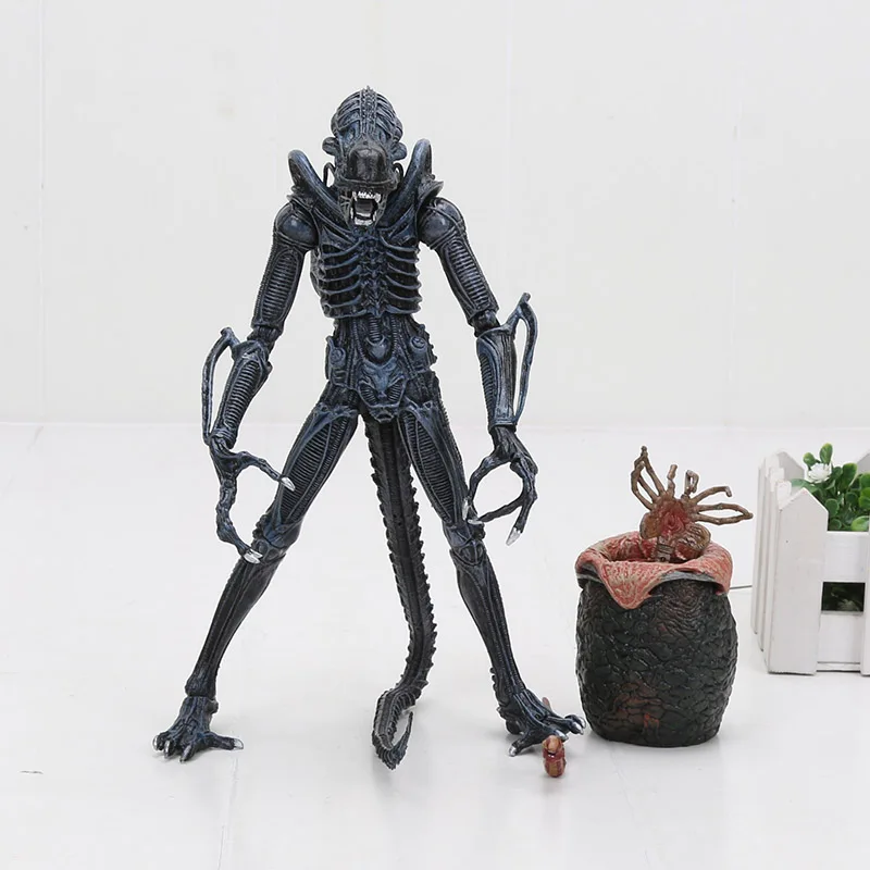 5-21 см игрушки NECA Aliens 1986 Alien ПВХ фигурка конечный воин с яйцами фейхакеры Chestburster Коллекционная модель куклы