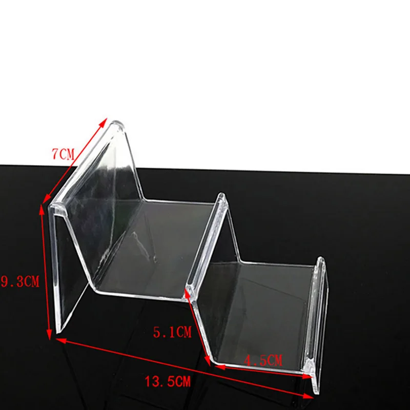 Mordoa прозрачный акриловый дисплей полка мобильный кошелек очки стойки многослойный раскрытие Frame1-2-3-4 слой ювелирных изделий дисплей полка - Цвет: 2