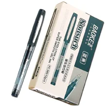 36 шт./партия Baoke 0,5 мм пластиковые синие Черные чернила гелевая ручка, знак ручка доктор ручка для рецептов авторучка