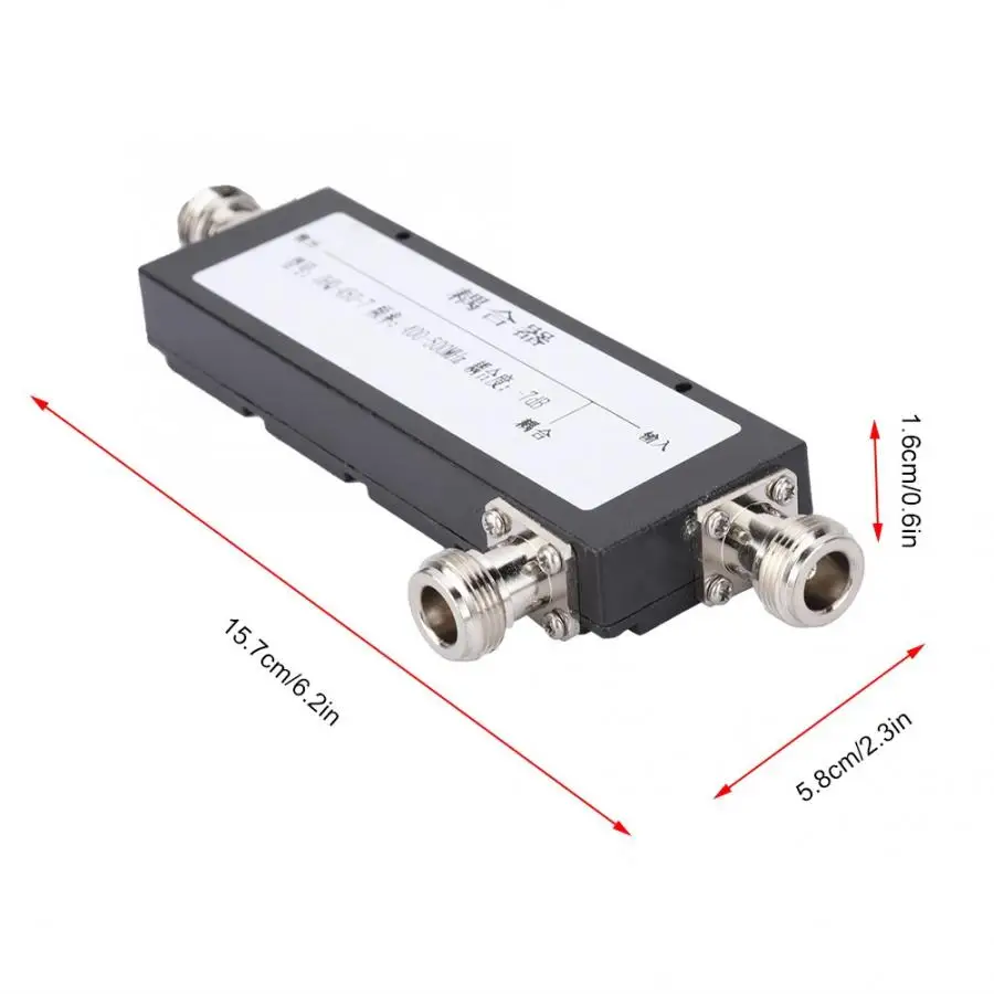 Трансмиссия кабели-7dB 400-500 МГц муфта сигнала мощность делитель частоты Мощность Splitter N-F разъем bnc разъем