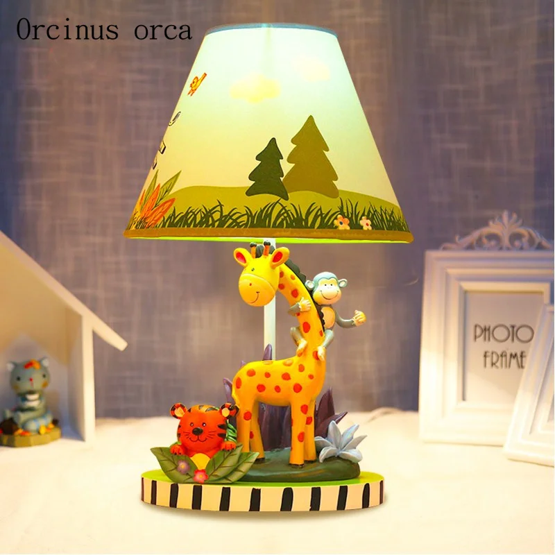 Creative Cartoon Giraffe Desk Lamp Boy Bedroom Children's Room Lamp