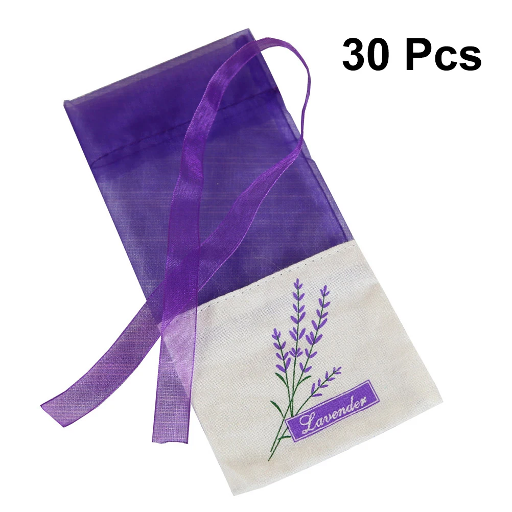 Lavende Sachet Bags Portable Flowers Printing Beautiful Fragrance
