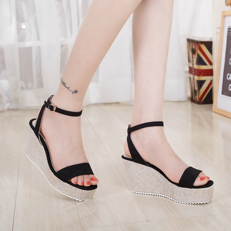 girls platform sandals
