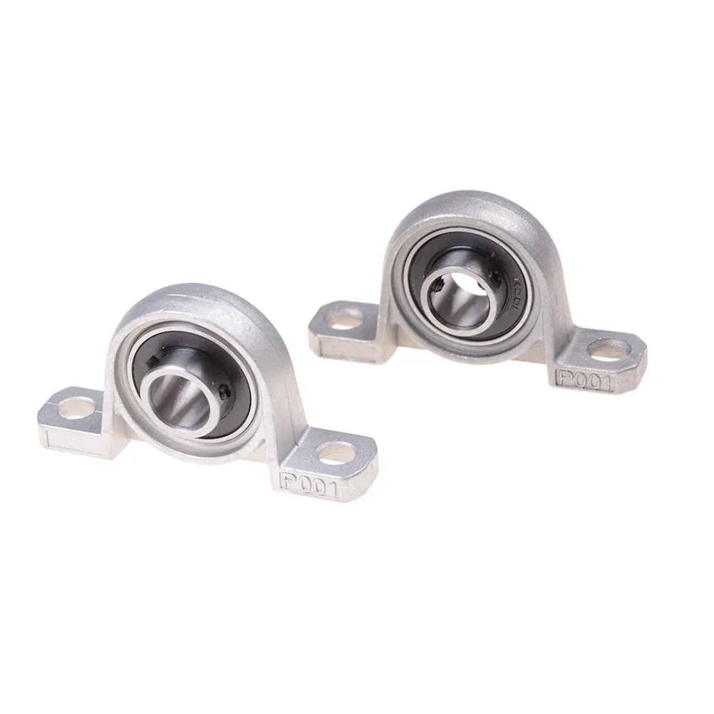 2 pièces en alliage de Zinc diamètre 12mm alésage roulement à billes bloc doreiller monté Support Kp001