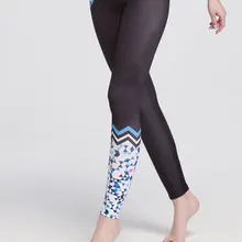 Для женщин Цифровая печать эластичные лодыжки Леггинсы для женщин Колготки для новорождённых Сёрфинг Леггинсы для женщин Для женщин Плавание Колготки для новорождённых Одежда заплыва Брюки для девочек Защита от солнца защита черный