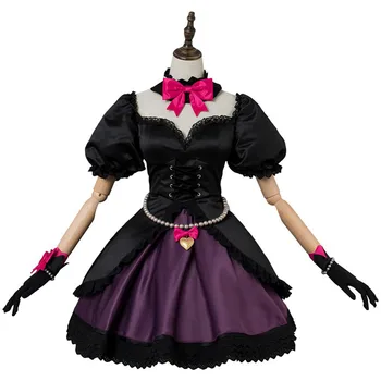 

Game OW D.VA DVA Hana Song Halloween Cosplay Costume Women Black Cat Officer Dress OW Cosplay Costume