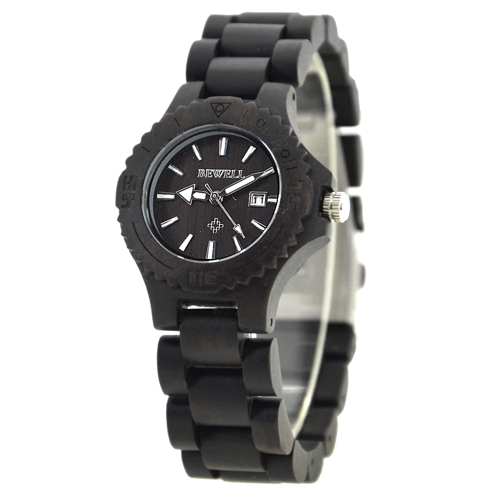 BEWELL WOODEN WATCH