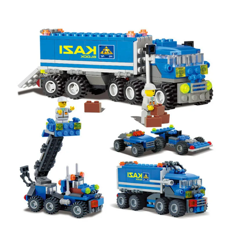 

Kazi Legoingly City Car Dumper Truck Building Block 163pc Bricks Educational Construction DIY Birthday Toys For Children