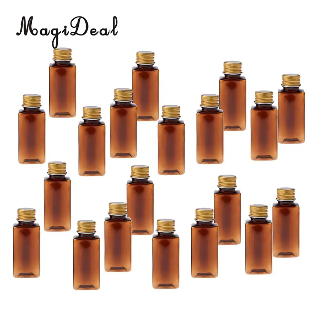 Kesoto MagiDeal Lot 20pcs 30ml Plastic Makeup Sample Containers Cream Small Empty Bottle Squeeze Tubes for Travel