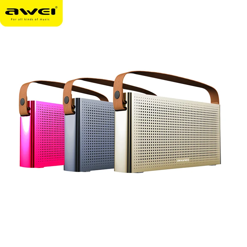 Оригинальная портативная ручная Беспроводная Bluetooth Колонка Awei Y300 Super Bass