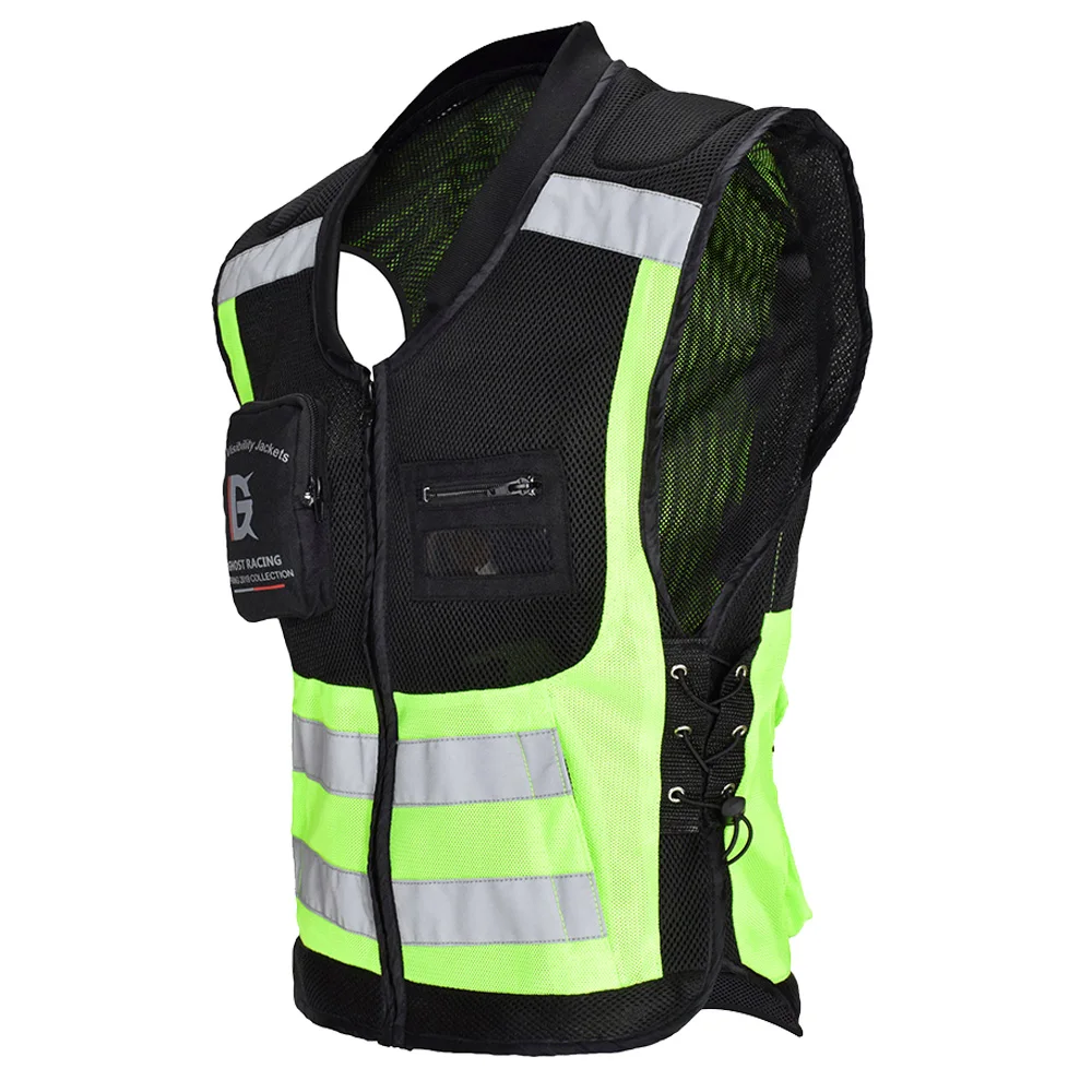 WOSAWE мотоциклетный жилет Защитная Экипировка для безопасности мотоцикла защита тела Защита спины защита груди светоотражающие жилеты - Цвет: vest only
