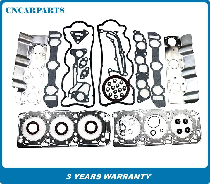 Комплект прокладок для головки VRS, подходит для MITSUBISHI TRITON PAJERO MAGNA 3,0 12V 6G72 SOHC, MD997517