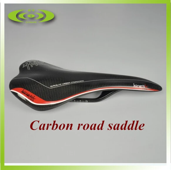 

New design 100% carbon fiber saddle with glossy finish road bicycle seat