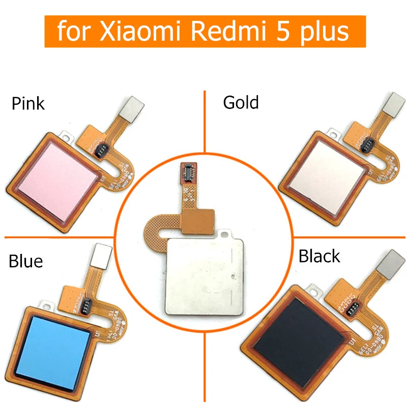 

Для Xiaomi Redmi 5 Plus плюс отпечатков пальцев Сенсор шлейф Touch ID Кнопка возврата для Redmi 5Plus Замена запасных запчасти