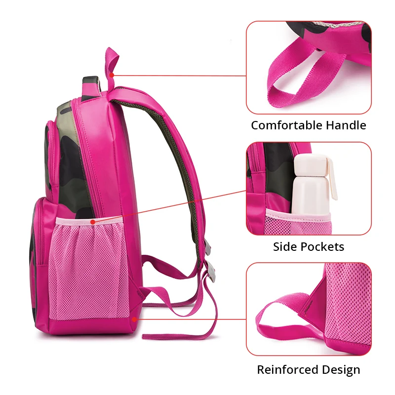 Рюкзак женский модный большой рюкзак школьный для девочек-подростков рюкзак для путешествия из водонепроницаемого холста дизайнерский камуфляж высокое качество